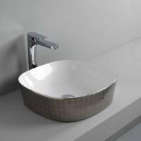 Artceram Ghost Раковина накладная 42 см, , без отв под смеситель, без слив-перелива, цвет mosaico platino