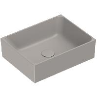 Catalano PREMIUM Раковина 45x35 накладная, без отв. под смеситель, покрытие Cataglaze+, цвет Tortora Satinato