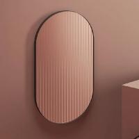 Artceram Б/С Зеркала Зеркало Arco 50х90 см в металлической раме, цвет moka