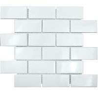 Кер. мозаика Brick White Glossy (A32000/A1001G) 291х295х6