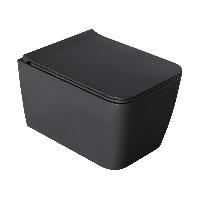 Zen подвесной унитаз с крышкой ANTHRACITE
