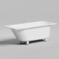 Salini ORNELLA KIT Встраиваемая ванна 1600х700х540мм, овальная чаша, донный клапан, сифон,  интегрир слив-перелив, мат-л: S-Stone, матовый, белый.