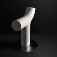 Kerasan Artwork Cтатуэтка декоративная из керамики для ванной комнаты "COW", цвет белый