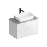 Kerama Marazzi Тумба PLAZA Modern подвесная 80 белый 2 ящика