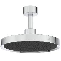 Ideal Standard Solos 1-функц.(Rain) верхний душ 33см, с LED-подсветкой, с потолочным держателем 15см, цвет: хром