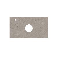 Kerama Marazzi MAGICA Столешница из керамогранита для накладных раковин Риккарди 90 см, серый матовый