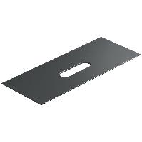 Catalano Столешница керамическая 125x50, с отверстием , цвет черный матовый