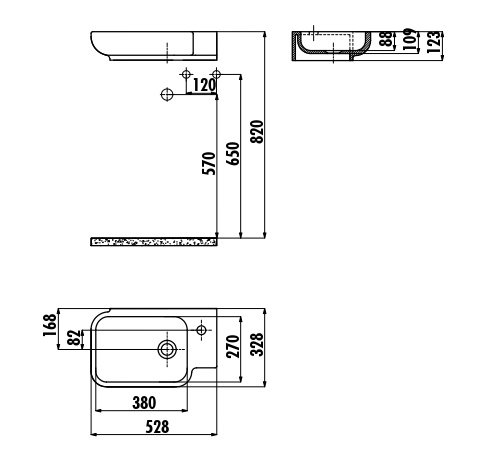 CREAVIT Раковина мебельная (33*53 см) TP027.00000 