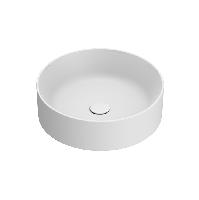 Catalano Zero  Раковина 45 см диаметр,  на столешницу, без отв. под смеситель, покрытие Cataglaze+, цвет белый матовый