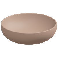 Раковина накладная 45 см GSG Ceramic Design Easy EALAVRO45032, Cipria Matt