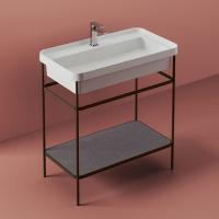 Консоль, Artceram, Fuori scala, для прямоугольной раковины 800 мм, цвет-moka