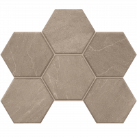 Мозаика GB02 Hexagon 25x28,5 непол.