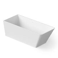 DEA DESIGN Soul Ванна отдельностоящая 170x73xh60 см, материал: Solid Surface искуственный камень, цвет: White №18