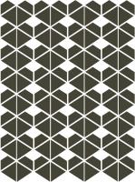 Cava Green Mosaic. D. 22.8x27.1