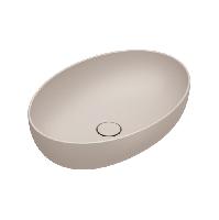 Catalano SFERA Раковина 60x42 h16 накладная, без перелива, без отв. под смеситель, покрытие Cataglaze+, цвет Seta Satinato