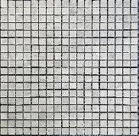 pixmosaic PIX 327 Tundra Grey, чип 15х15 мм, сетка 305х305х4 мм, Матовая