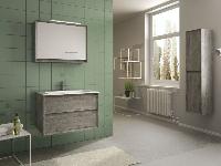 IBX TEBAS, тумба под раковину с раковиной из мин. литья VERSAILLES 100 см, цвет пино джексон