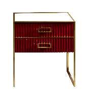 Тумба MONACO 80см  h84см  бордо глянец  +  золото   под раковину моноблок