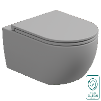 Чаша подвесного унитаза со смывом Eco Clean GSG Ceramic Design Like LKWCSOEC033, Perla Matt