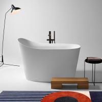 ANTONIO LUPI MASTELLO Ванна отдельностоящая 1350х750х870 мм., с нажимным донным клапаном, сифоном и гибким шлангом, Flumood, цвет белый