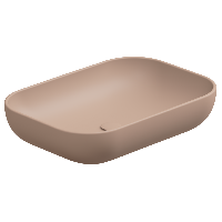 Раковина накладная 60x42 см GSG Ceramic Design Easy EALAVRE60032, Cipria Matt