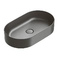 Catalano Zero Раковина настольная 60х35 см, без отв. под смеситель, покрытие Cataglaze+, цвет черный матовый