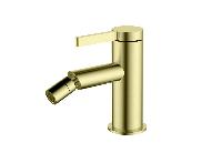 AQG Urban Flow, однорычажный смеситель для биде без донного клапана, цвет матовое золото (PVD)