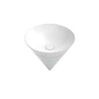 Kerama Marazzi Раковина CONO встраиваемая сверху 44,5*44,5*35см, без отв. под смеситель, без перелива, цвет белый глянцевый