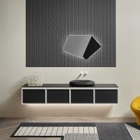 ANTONIO LUPI INDIGO Излив для раковины 200 мм., настенный, в комплекте с встраиваемой частью, цвет белый матовый