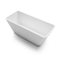 Gruppo Treesse Viva Ванна отдельностоящая овальная 165х70х60 см из искусственного камня, цвет белый матовый