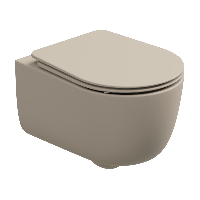 Чаша подвесного унитаза со смывом Smart Clean GSG Ceramic Design Hit! HIWCSO034, Sabbia Matt