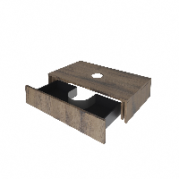 Тумба под раковину/столешницу Токио премиум, Аттик 100, 1 вырез