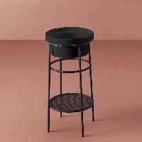 Artceram FUORI SCALA Металическая структура Ø38хh83см для раковины Fuori Scala Ø41, цвет: черный матовый