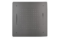 Потолочный душ 2-х функциональный из нерж. стали Gun Metall