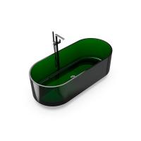 Knief Ellipse shape Ванна отдельностоящая из полимерного материала 170x75x56 см, цвет Malachit # 090