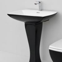 Artceram JAZZ раковина с 1 отв. под смеситель 60х48см, цвет черно-белый