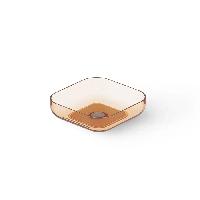 DEA DESIGN Washbasins Раковина настольная 40x40xh12 см, материал: Glasstech прозрачная смола, цвет: Sunset R1