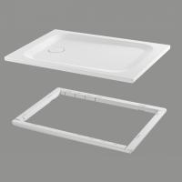 BETTE Душевой поддон 150х100 см, супертонкий 3,5 см, с отв-м слива d=90мм, цвет белый