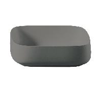 Artceram COGNAC Раковина настольная Quadro 55x35 см, цвет grigio oliva/покрытие Saniglaze