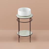 ArtCeram COGNAC Раковина накладная , 35 см, без отв под смеситель, без слив-перелива, цвет белый