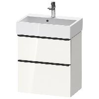 Duravit D-Neo Тумбочка подвесная компакт 584x372хh625 мм, 1 ящик, цвет: белый высокоглянцевый