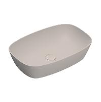 Catalano ALVEA Раковина 60x40 накладная, без отв. под смеситель, покрытие Cataglaze+, цвет Seta Satinato