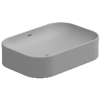 Раковина накладная 60x42 см GSG Ceramic Design Easy EALAVTP60033, Perla Matt