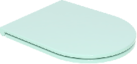 Крышка с сиденьем для подвесного унитаза с микролифтом GSG Ceramic Design Like LKCOPRSLTICR024, бирюзовый глянцевый