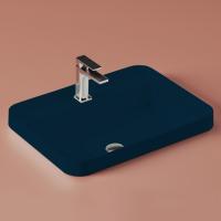 Artceram FUORI SCALA Раковина встраиваемая 60х45 см, 1 отверстие, цвет notte