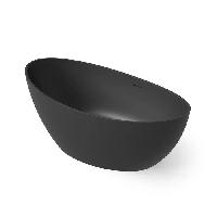 DEA DESIGN Elegant Ванна отдельностоящая 180x90xh62 cm, материал: Solid Surface искуственный камень, цвет: Black №16