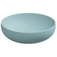 Раковина накладная 45 см GSG Ceramic Design Easy EALAVRO45037, Ice Matt