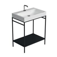 KERASAN Cento раковина 80х45 подвесная c 1отв под смеситель, Grigio matt