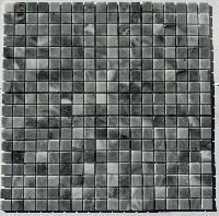 pixmosaic PIX 334 Ice Grey, чип 15х15 мм, сетка 305х305х4 мм, Полированная