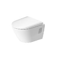 Duravit D-Neo Комплект Унитаз подвесной безободковый 2807401383370x480x400 mm 2587090000 с сиденьем микролифт 0021690000, цвет белый (Спеццена)